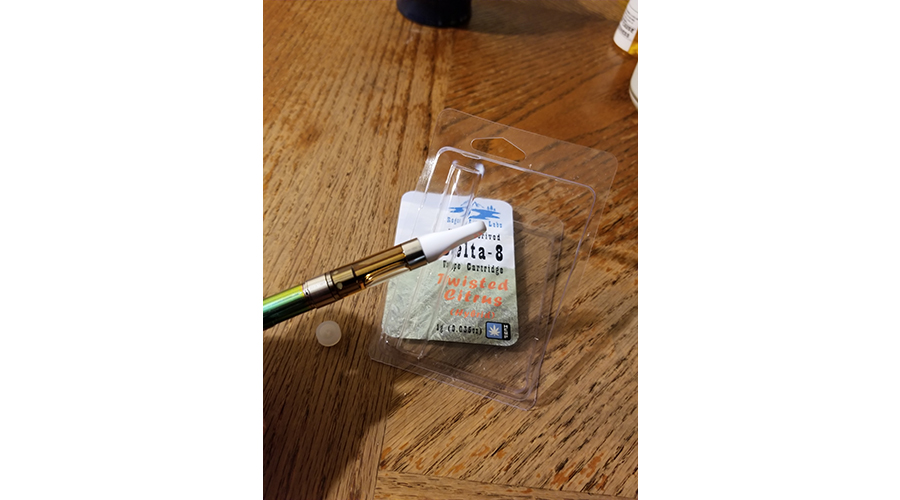 Vaping CBD was familiar to me. So was a cannabis cartridge. And I was curious about trying delta-8 THC. So, I decided to give aRogue River Labs Delta-8 THC Cartridge a whirl.