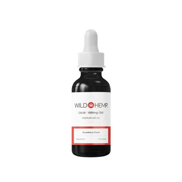 Wild Hemp Broad Spectrum CBD Tincture Calm 1000mg 30ml
