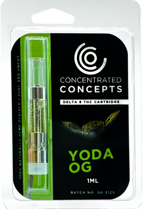 Concentrated Concepts Delta 8 Vape Cartridge Yoda OG 1ml