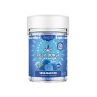 Kush Burst Delta 8 Gummies Blue Raspberry 500mg 10ct