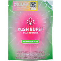 Kush Burst Delta 8 Gummies Watermelon Bliss 500mg 10ct