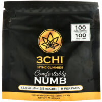 3Chi Comfortably Numb Delta 8 & CBN Gummies 200mg 8ct