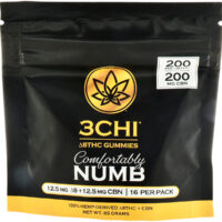 3Chi Comfortably Numb Delta 8 & CBN Gummies 400mg 16ct
