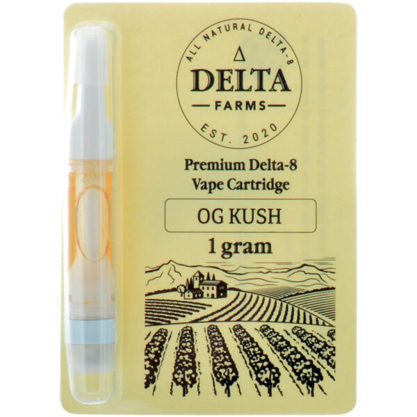 Delta Farms Delta 8 Vape Cartridge OG Kush 1ml