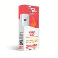 Funky Farms CBD Disposable Vape Pen Fire OG 300mg .5g