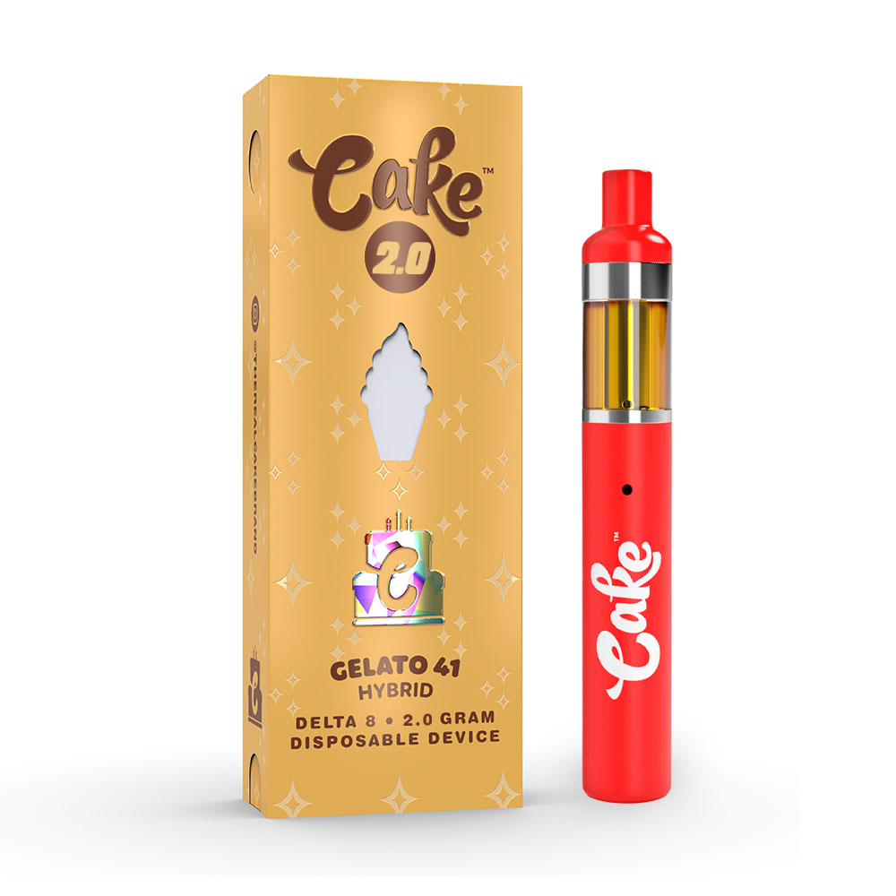 Cake Delta 8 Vape Pen Gelato 41 2g - Dr.Ganja