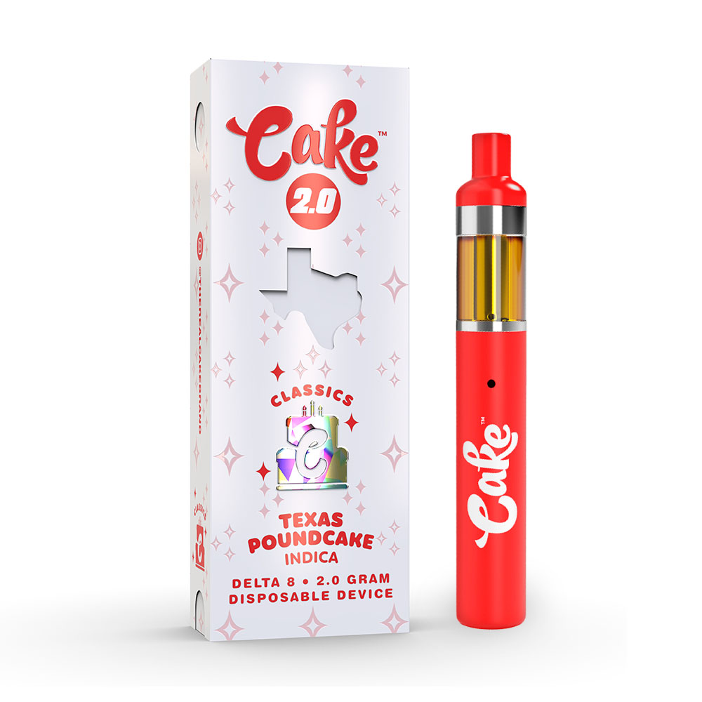 Cake Delta 8 Vape Pen Texas Poundcake 2g Dr.Ganja