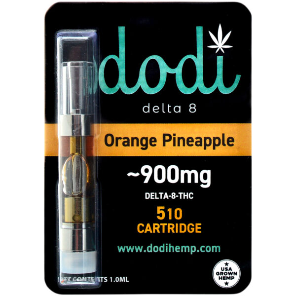 Dodi Delta 8 Vape Cartridge Orange Pineapple 1ml