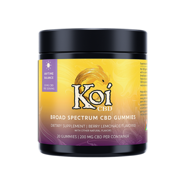 Koi CBD Gummies Anytime Balance 200mg 20ct