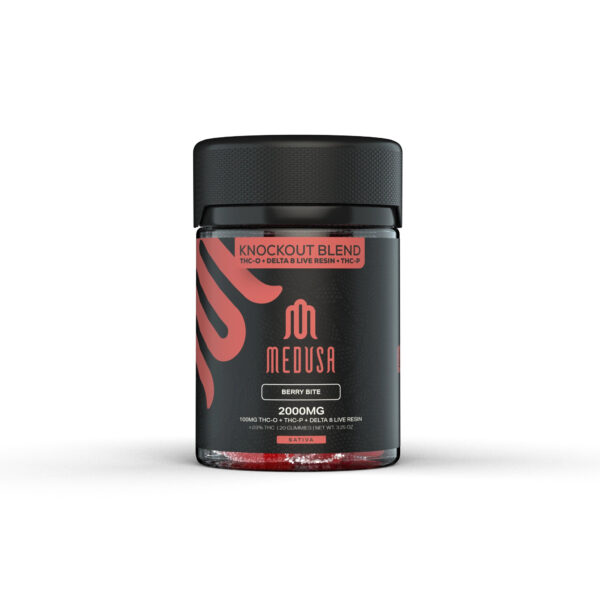 Medusa Knockout Gummies Berry Bite 2000mg 20ct