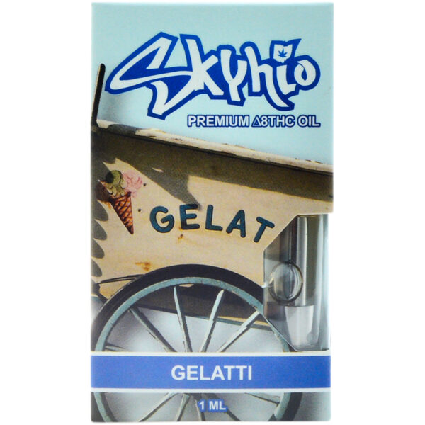 Skyhio Delta 8 Vape Cartridge Gelatti 1ml