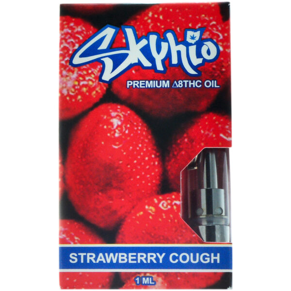 Skyhio Delta 8 Vape Cartridge Strawberry Cough 1ml