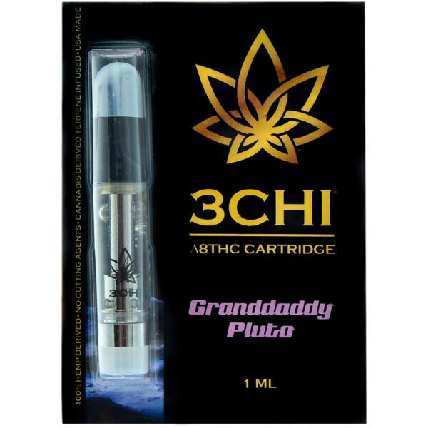 3Chi Delta 8 Vape Cartridge Grandaddy Pluto 1ml