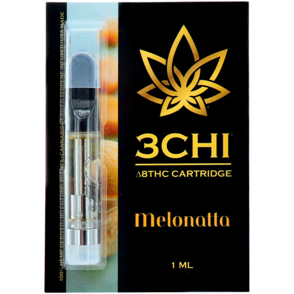 3Chi Delta 8 Vape Cartridge Melonatta 1ml