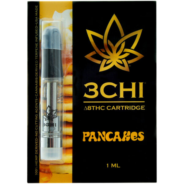 3Chi Delta 8 Vape Cartridge Pancakes 1ml