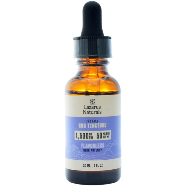 Lazarus Naturals Flavorless High Potency CBG Isolate Tincture 1500mg 30ml