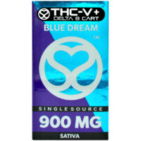 Single Source Delta 8 & THCV Vape Cartridge 1g Blue Dream