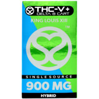 Single Source Delta 8 & THCV Vape Cartridge 1g King Louis XIII