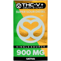 Single Source Delta 8 & THCV Vape Cartridge 1g Super Sour Diesel