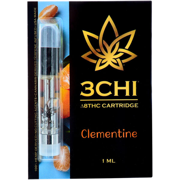 3Chi Delta 8 Vape Cartridge Clementine 1ml