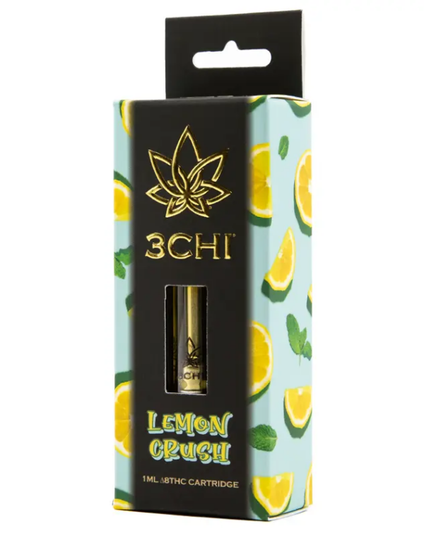3Chi Delta 8 Vape Cartridge Lemon Crush 1ml