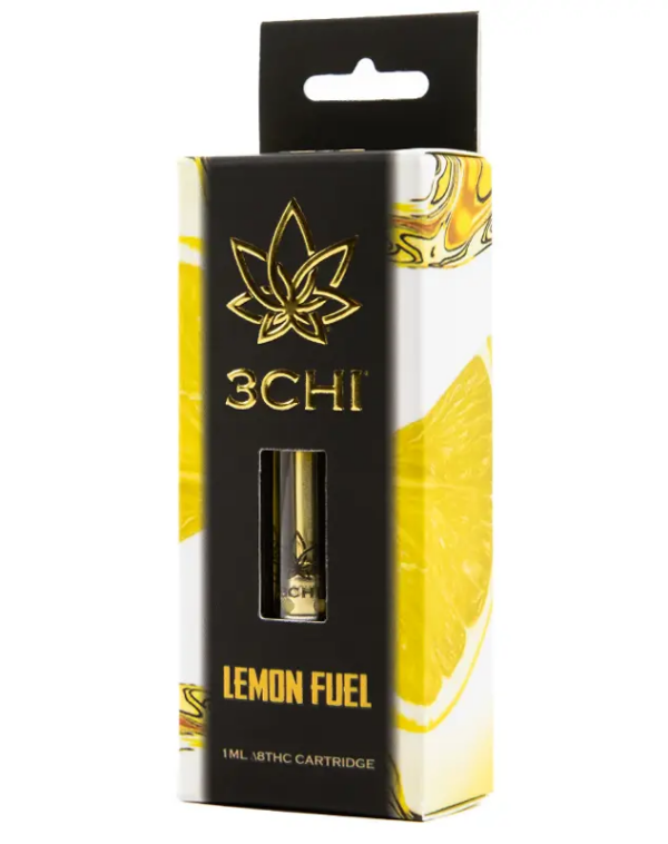 3Chi Delta 8 Vape Cartridge Lemon Fuel 1ml