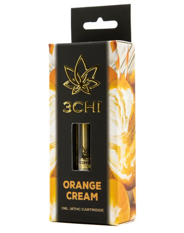 3Chi Delta 8 Vape Cartridge Orange Cream 1ml