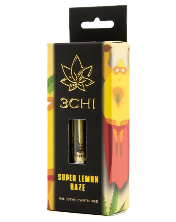 3Chi Delta 8 Vape Cartridge Super Lemon Haze 1ml