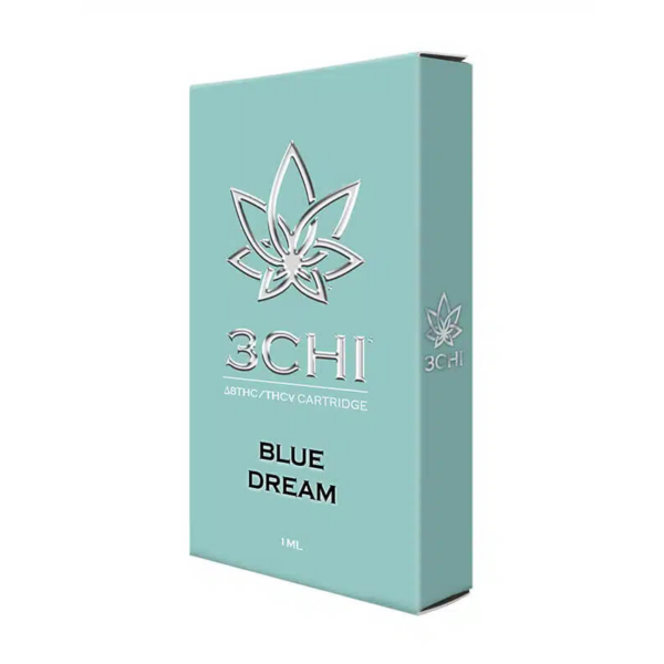 3Chi Delta 8 & THCV Vape Cartridge Blue Dream 1ml