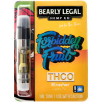 Bearly Legal Hemp THC-O Vape Cartridge Forbidden Fruit 1ml