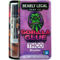 Bearly Legal Hemp THC-O Vape Cartridge Gorilla Glue 1ml