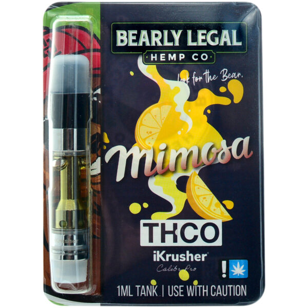 Bearly Legal Hemp THC-O Vape Cartridge Mimosa 1ml