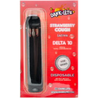 Dank Lite Delta 8 & Delta 10 Vape Pen Strawberry Cough 1g