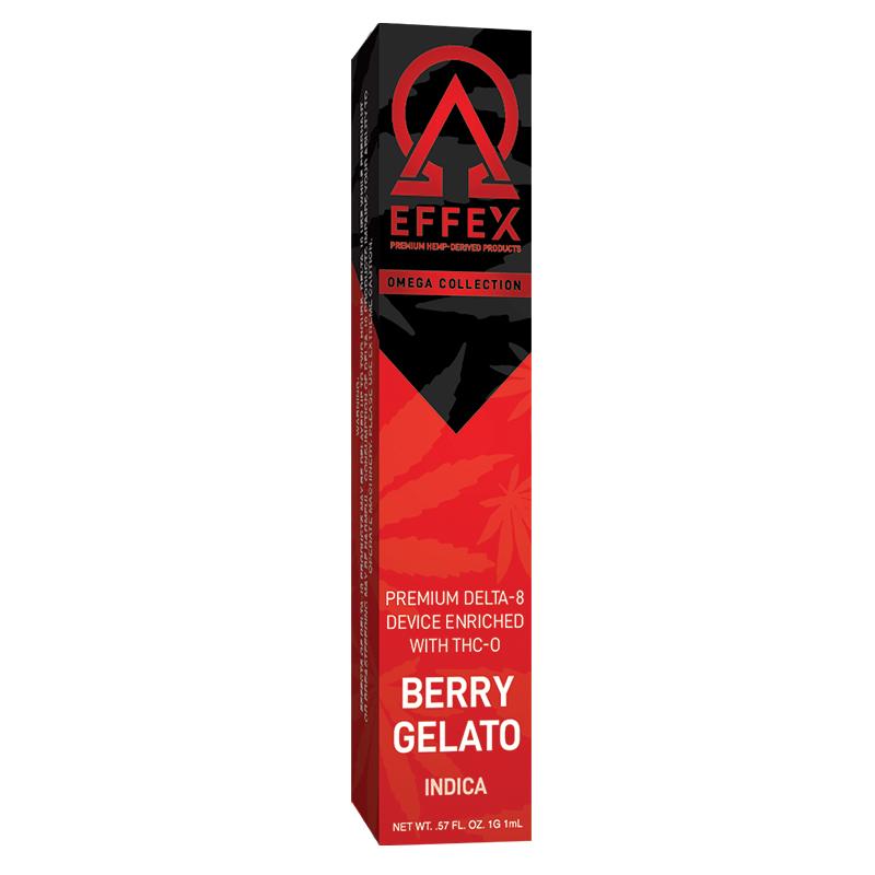 Delta Effex Delta 8 \u0026 THC-O Vape Pen Berry Gelato 1g | Dr.Ganja