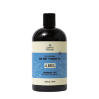 Lazarus Naturals CBD Massage Oil 4000mg 500ml