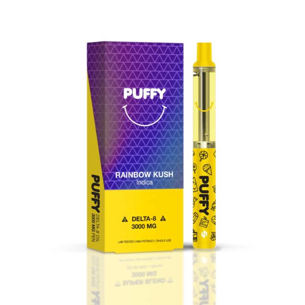 Qwin Delta 8 Disposable Vape Pen Rainbow Kush 3g