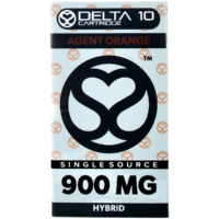 Single Source Delta 8 & Delta 10 Vape Cartridge Agent Orange 1g