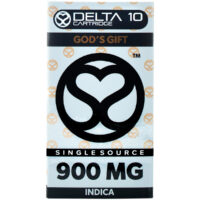 Single Source Delta 8 & Delta 10 Vape Cartridge God's Gift 1g
