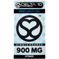 Single Source Delta 8 & Delta 10 Vape Cartridge King Louis XIII 1g