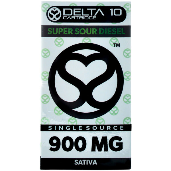 Single Source Delta 8 & Delta 10 Vape Cartridge Super Sour Diesel 1g