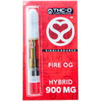 Single Source Delta 8 & THC-O Vape Cartridge Fire OG 1g