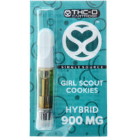 Single Source Delta 8 & THC-O Vape Cartridge Girl Scout Cookies 1g