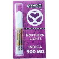 Single Source Delta 8 & THC-O Vape Cartridge Northern Lights 1g