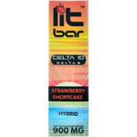 Single Source Litbar Delta 8 & Delta 10 Vape Pen Strawberry Shortcake 1g