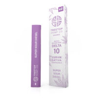 Tree Top Hemp Co Delta 8 & Delta 10 Vape Pen Super Sour Diesel 2g