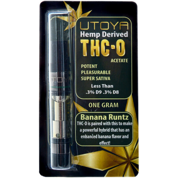 Utoya THC-O Vape Cartridge Banana Runtz 1g