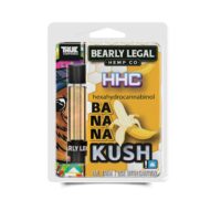 Bearly Legal Hemp HHC Vape Cartridge Banana Kush 1ml