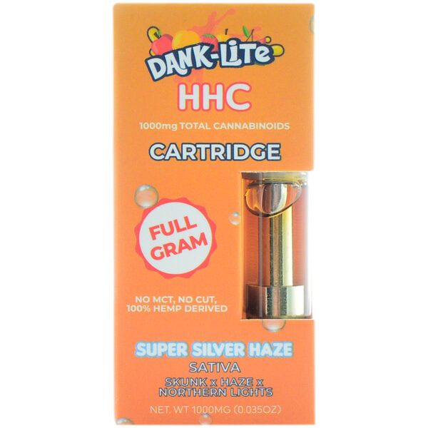 Dank Lite HHC Vape Cartridge Super Silver Haze 1g