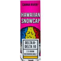 Canna River Delta 8 & Delta 10 Disposable Vape Pen Hawaiian Snowcap 2.5g