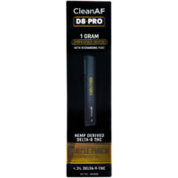 CleanAF Delta 8 Disposable Vape Pen Purple Punch 1g
